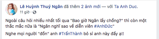 Thúy Ngân, Anh Đức, Trường Giang